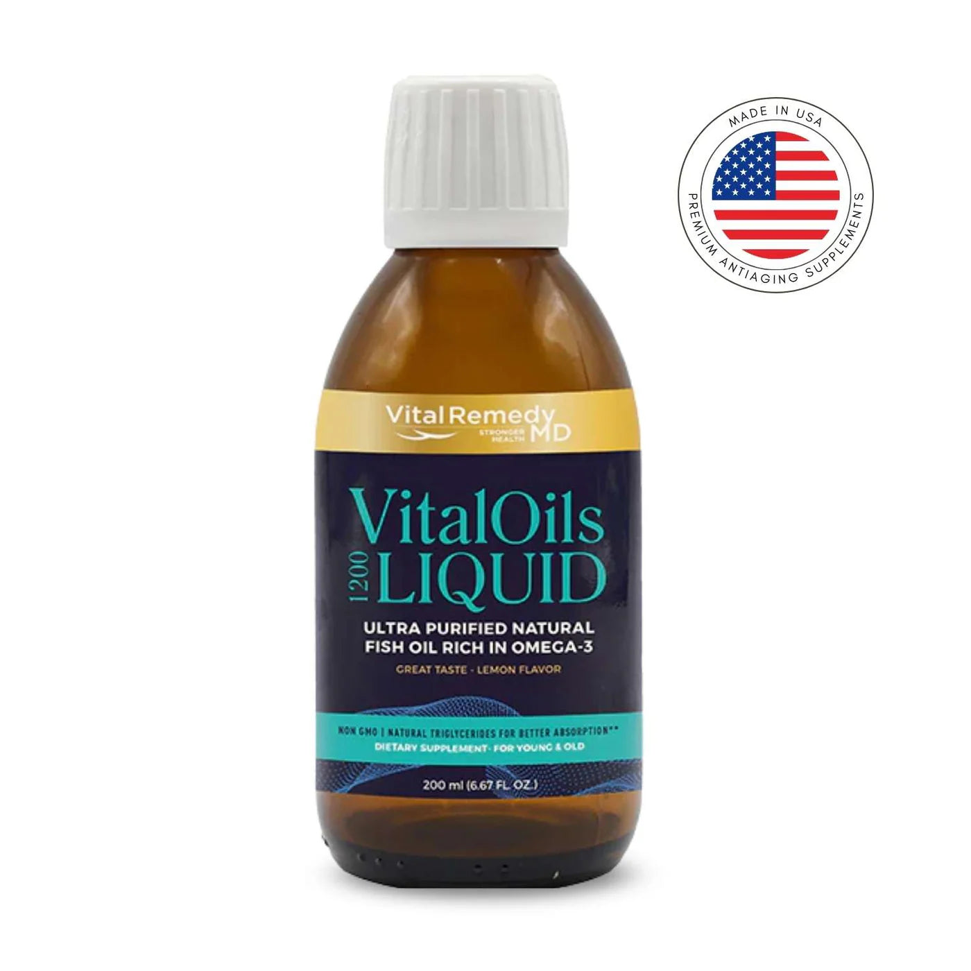 VITALOILS1200™ PREMIUM LIQUID OMEGA-3